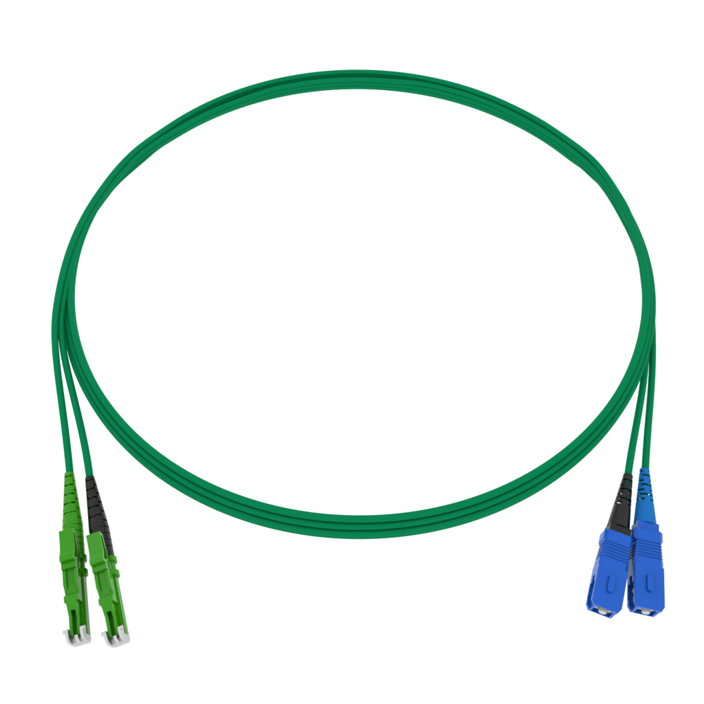 CCM Patchkabel Fig.8 2x1.7mm 9/125 G657A2 GN