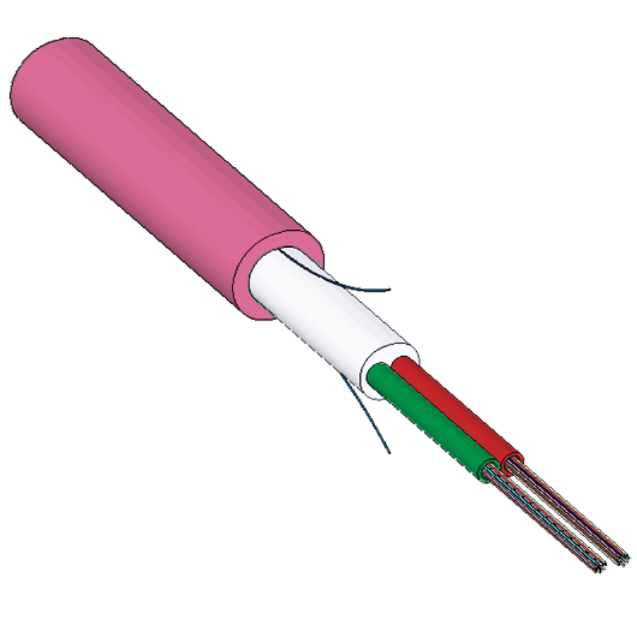 LWL Universalkabel LSFH-Dca 2x12 50/125 OM4 MA
