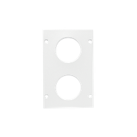 Einführungsplatte BELUGA PRO 64x100mm, 2xM32
