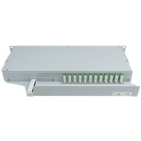 CCM Patchpanel 1HE SLITE Basic links