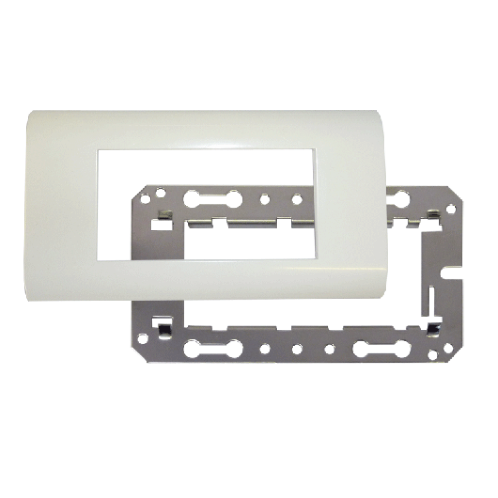 Einbauset 45x90mm mit Metallrahmen