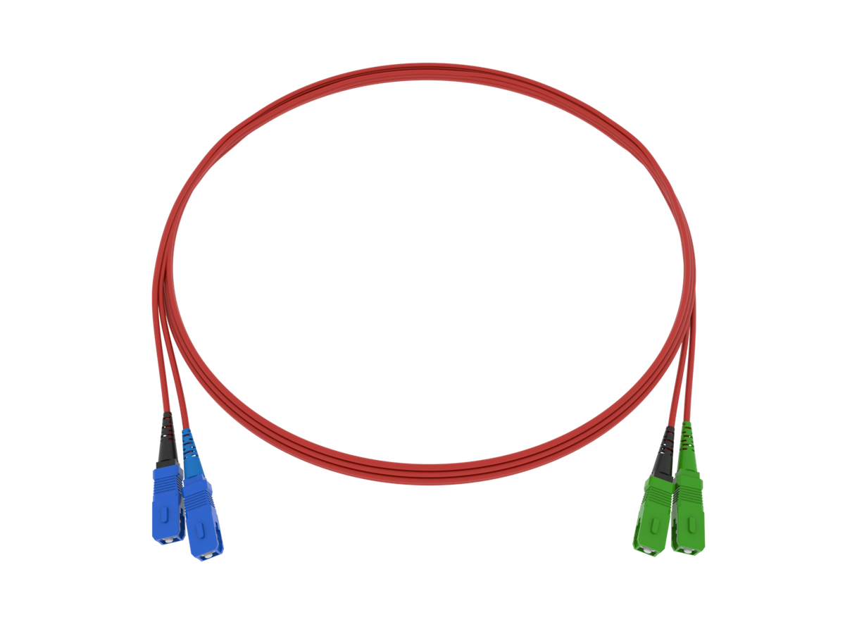 CCM Patchkabel Fig.8 2x1.7mm 9/125 G657A2 RD