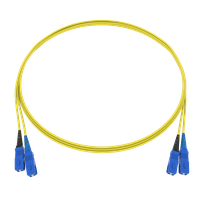 Cordon de bras. CCM Fig.8 2x1.7mm 9/125 G657A2 YE