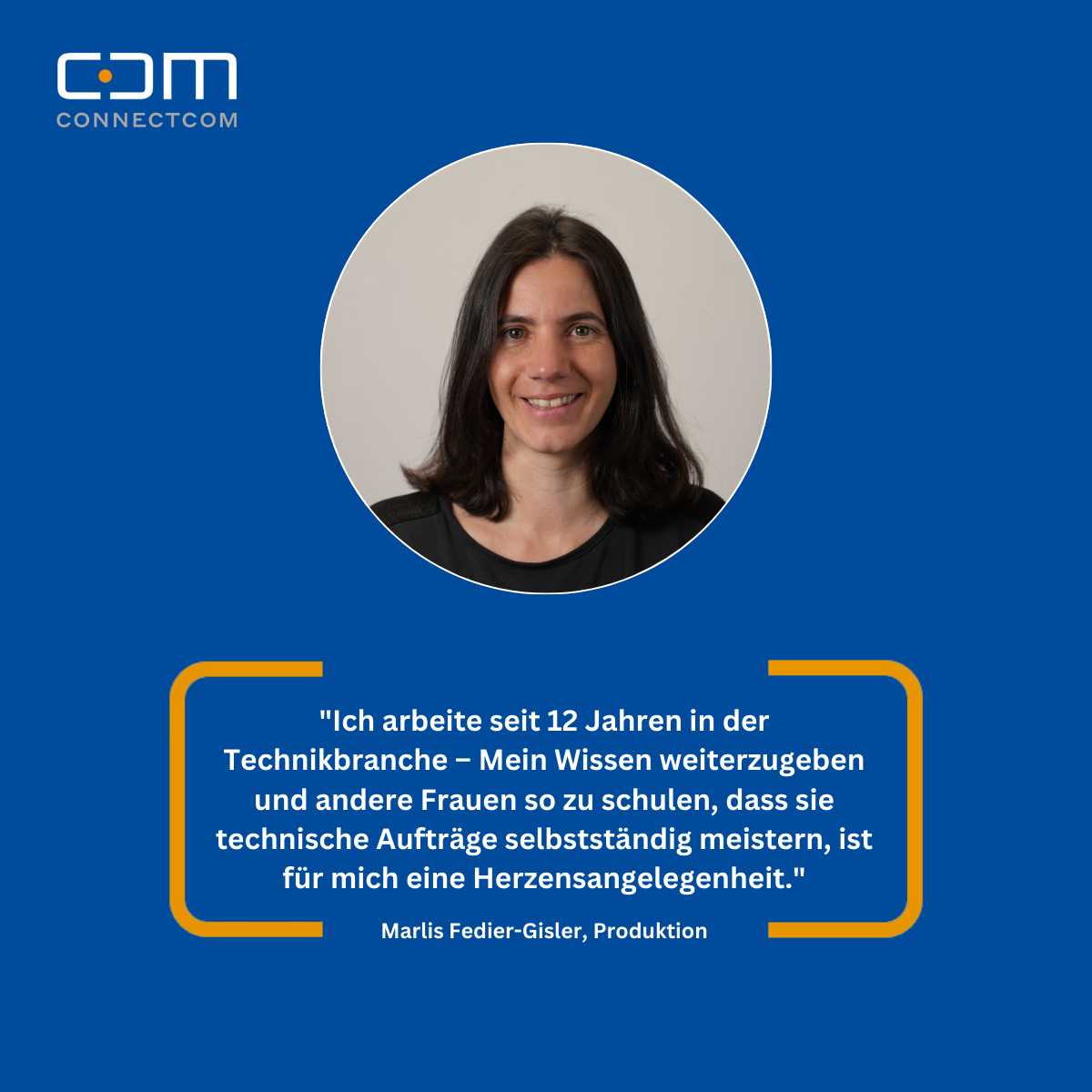 Frauen im technischen Umfeld - Marlis