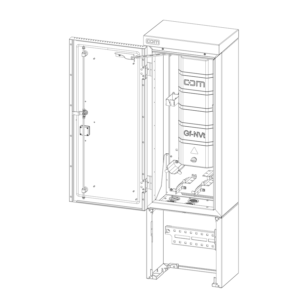 CCM Netzverteiler NVt 40 AL-W