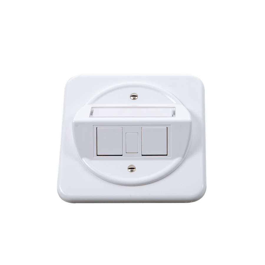 UP Dose 30° 2xRJ45, 1xClik LC Standard