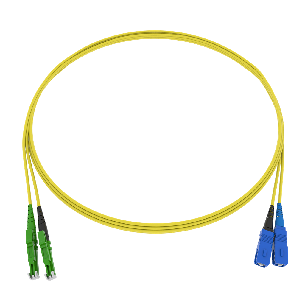 CCM Patchkabel Fig.8 2x1.7mm 9/125 G657A2 YE