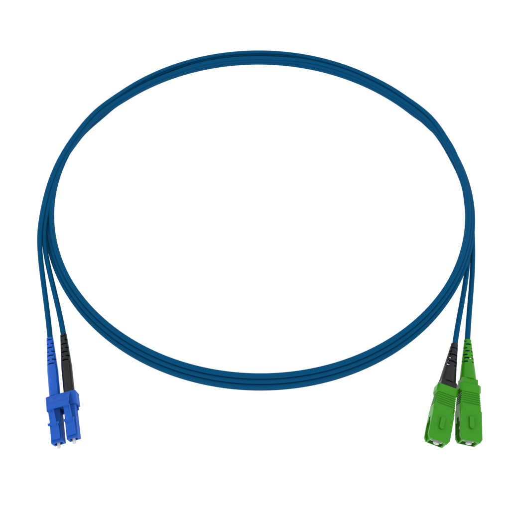 CCM Patchkabel Fig.8 2x1.7mm 9/125 G657A2 BL