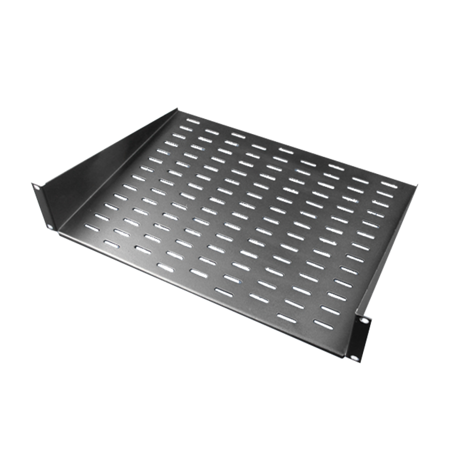 19'' Tablar fix perforiert 250mm 2HE, max. 12Kg