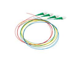 Pigtail-Set 4xLCAPC, 9/125 G657A2 1.0m