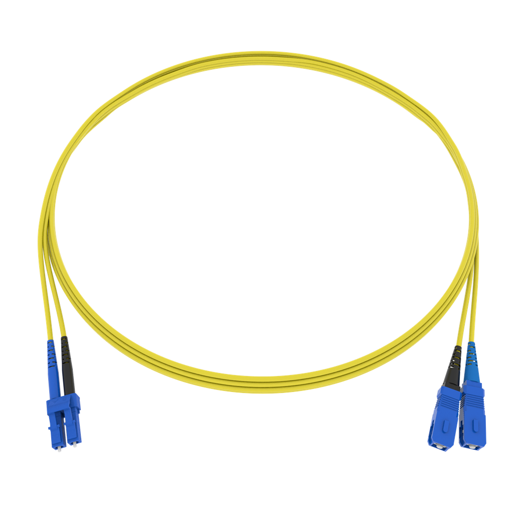CCM Patchkabel Fig.8 2x1.7mm 9/125 G657A2 YE