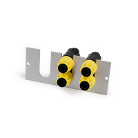 FibreFlow KEV 1HE Abdeckplatte 91x37mm