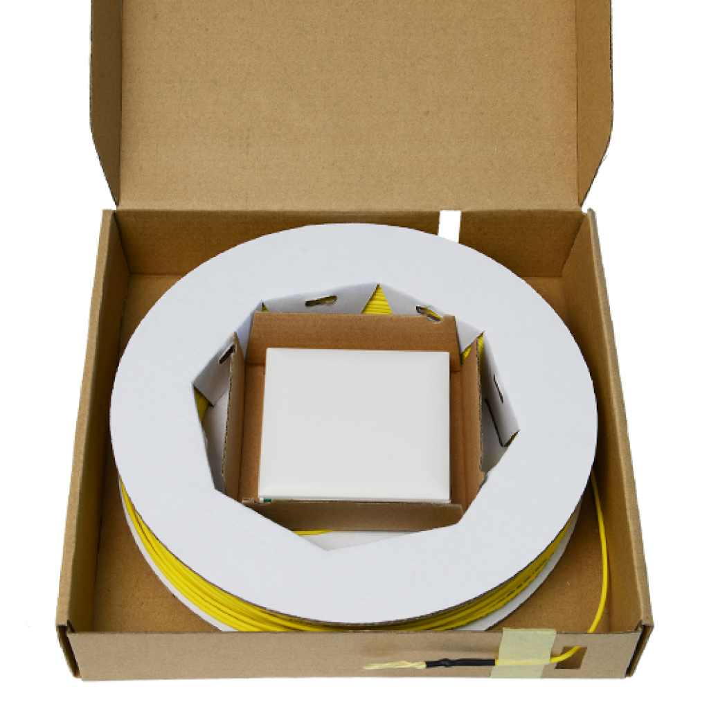 FTTH AP Anschlussdose weiss OptoFrame