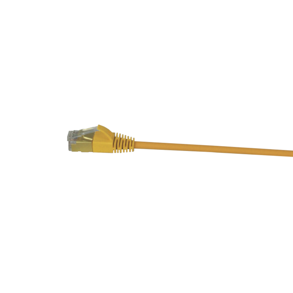 Patchkabel Slim 4P LS0H Cat6A STP YE