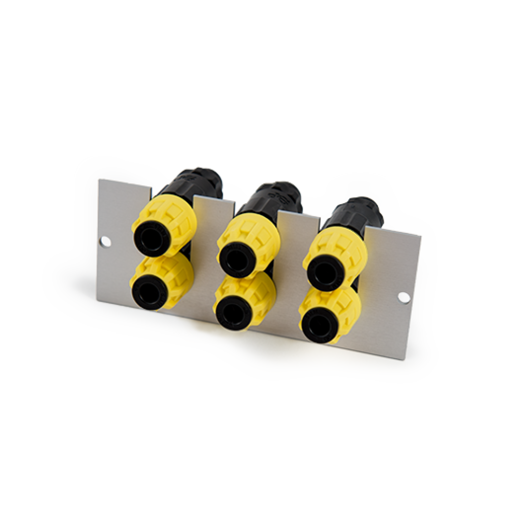 FibreFlow KEV 1HE Abdeckplatte 91x37mm