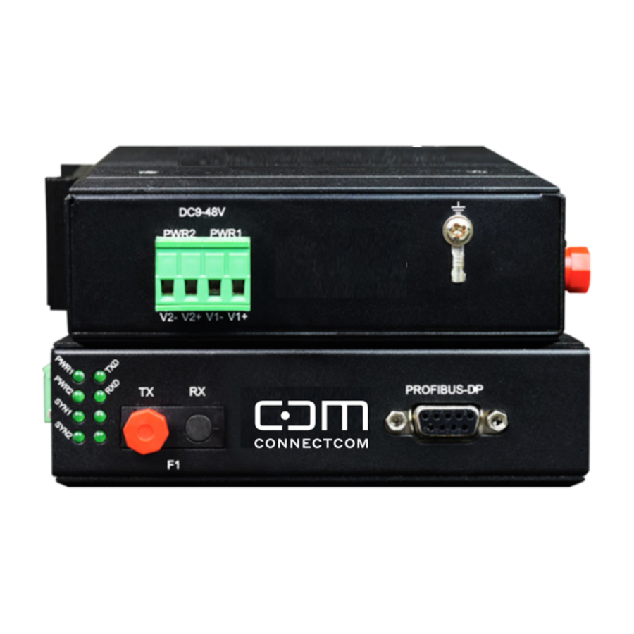 CCM Medienkonverter IND Profibus ST Singlemode