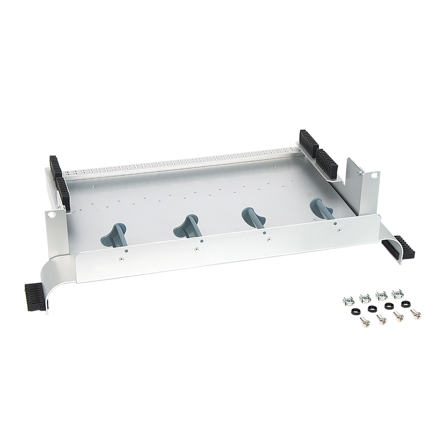 CCM Patchkabel-Organizer 19'' 2HE Alu ausziehbar