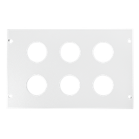 Einführungsplatte BELUGA PRO 159x100mm, 6xM25