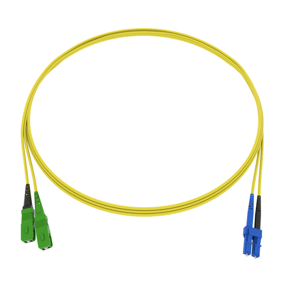 CCM Patchkabel Fig.8 2x1.7mm 9/125 G657A2 YE