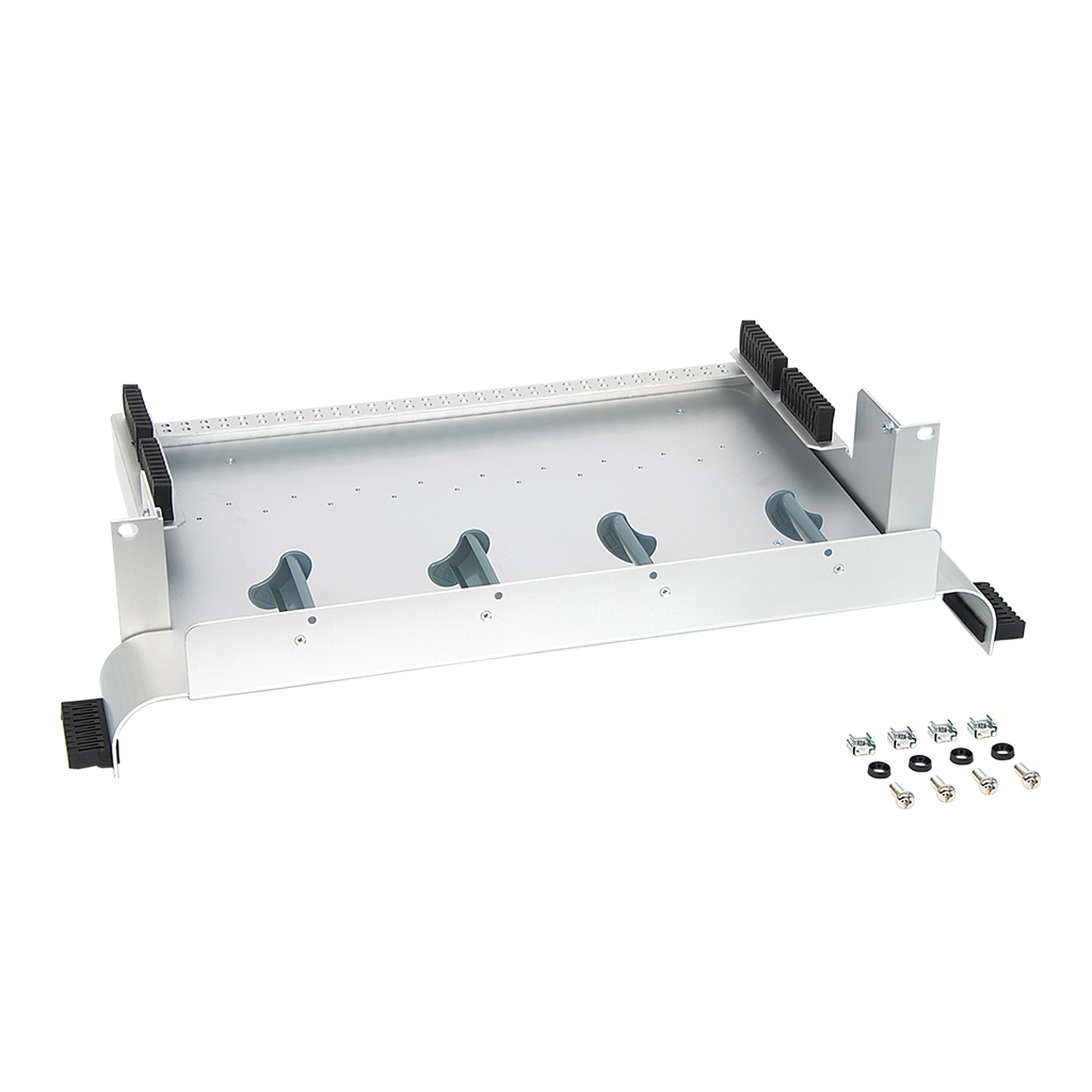 CCM Patchkabel-Organizer 19'' 2HE Alu ausziehbar