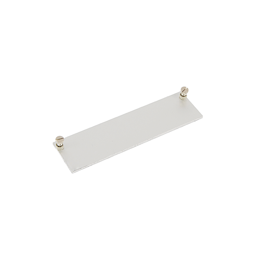 Teilfrontplatte 7TE ALU, Blind