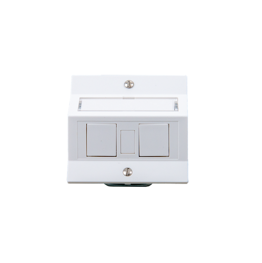 Combi-Set 2xRJ45, 1xClik, Edizio/Kallysto