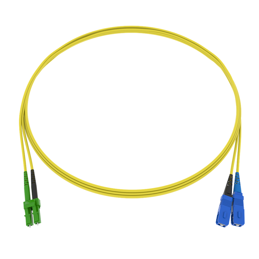 CCM Patchkabel Fig.8 2x1.7mm 9/125 G657A2 YE