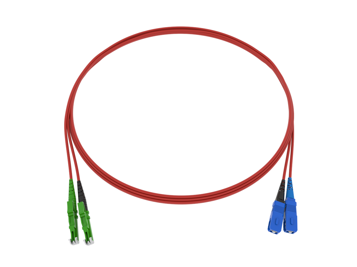 CCM Patchkabel Fig.8 2x1.7mm 9/125 G657A2 RD