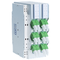 CCM DIN P35 Spleisspatch Modul ALU wide