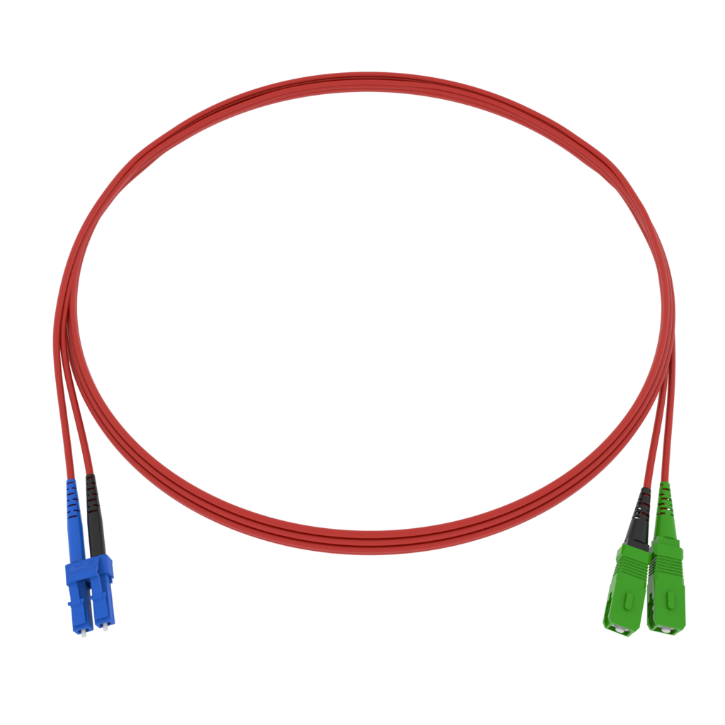 CCM Patchkabel Fig.8 2x1.7mm 9/125 G657A2 RD