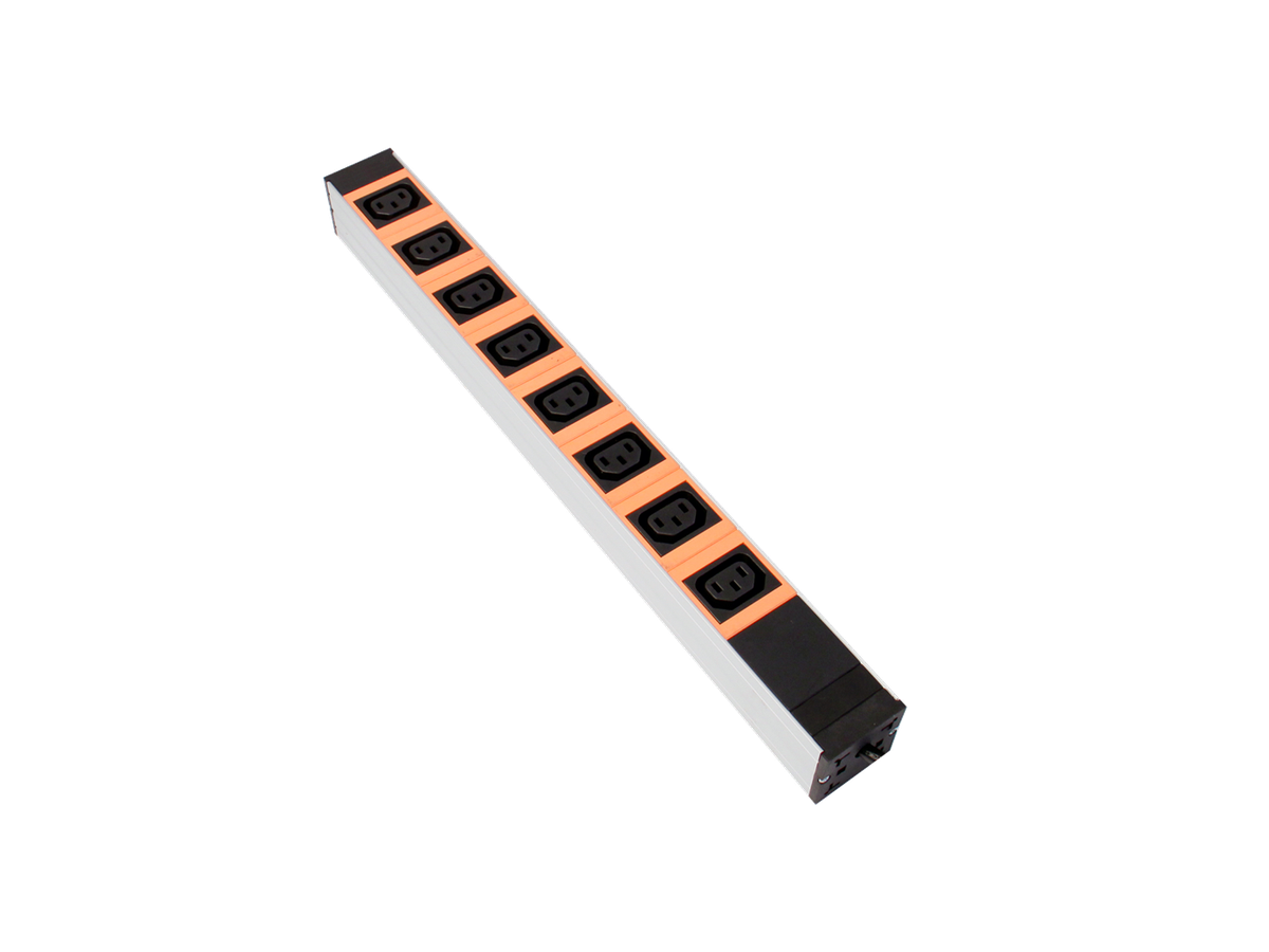 Prise multiple 19'' 1HU, 8xC13 BK