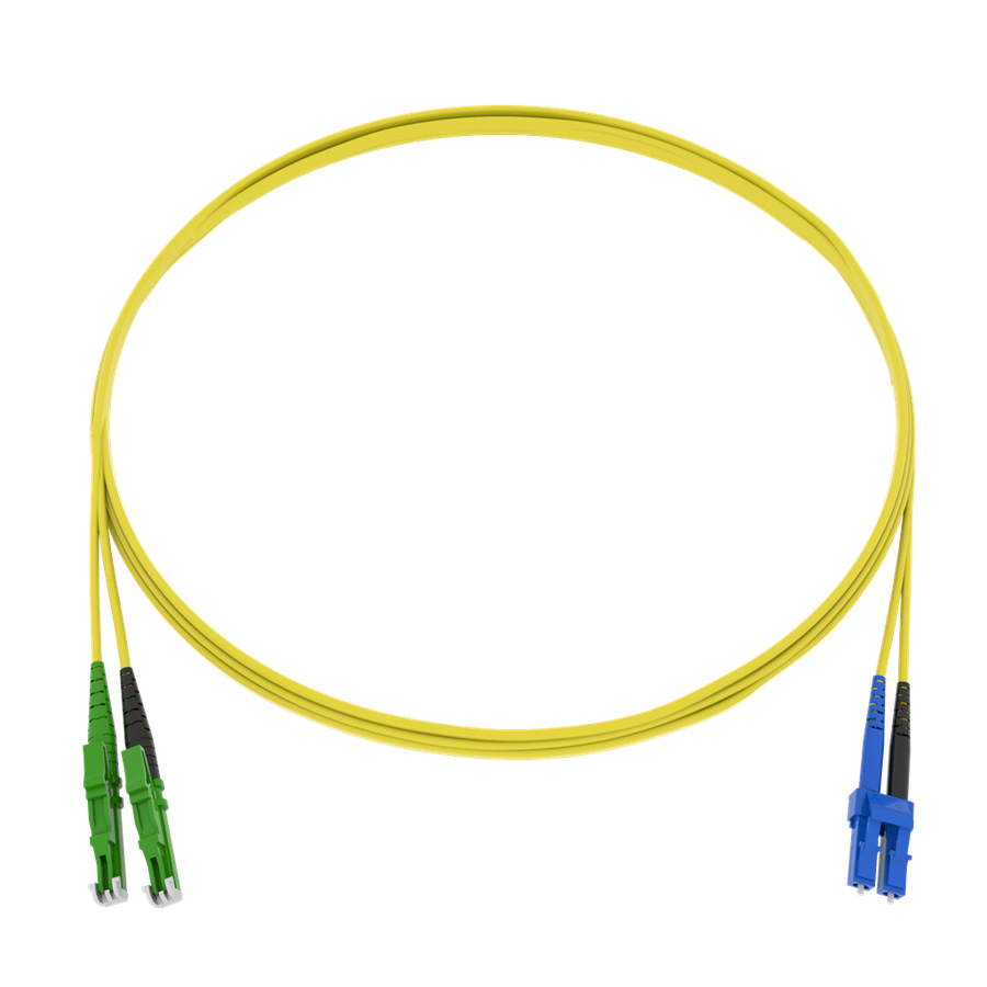 CCM cordon de brassage fig.0 2x2.0mm 9/125 YE