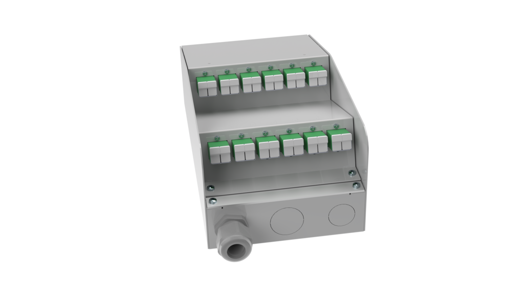 CCM SpiderLINE OptoBOX AP Stahl grau
