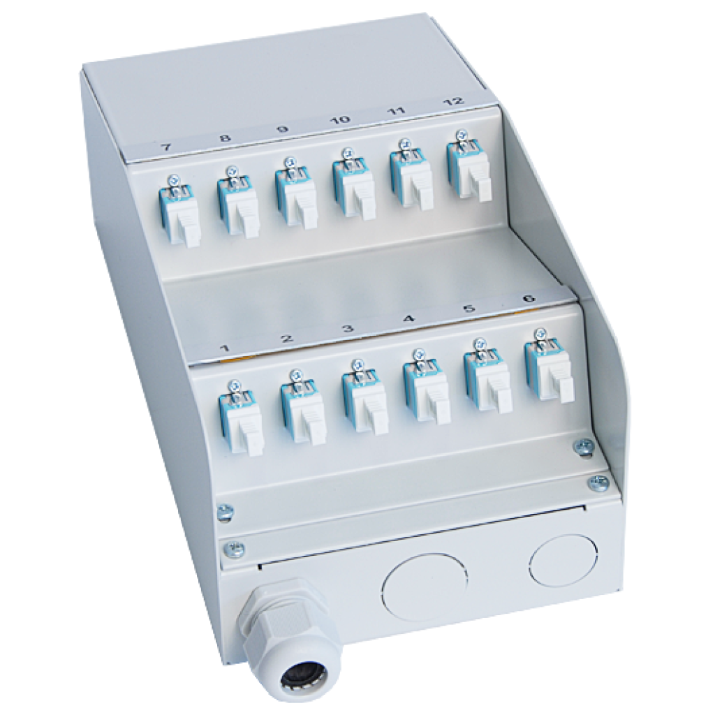 CCM OptoBOX AP Stahl grau