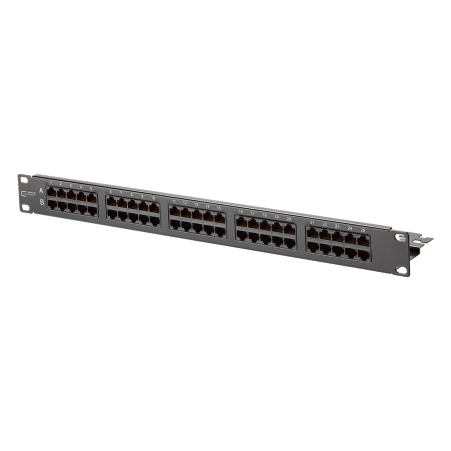 Copper-T Patchpanel 1HE Voice 50 Port BK