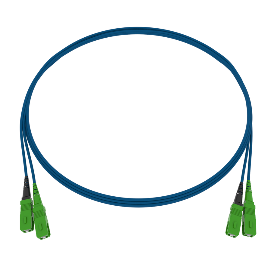 CCM Patchkabel Fig.8 2x1.7mm 9/125 G657A2 BL