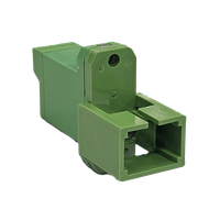 Diamond Hybridkupplung E2000APC-SCAPC SM GN/GN