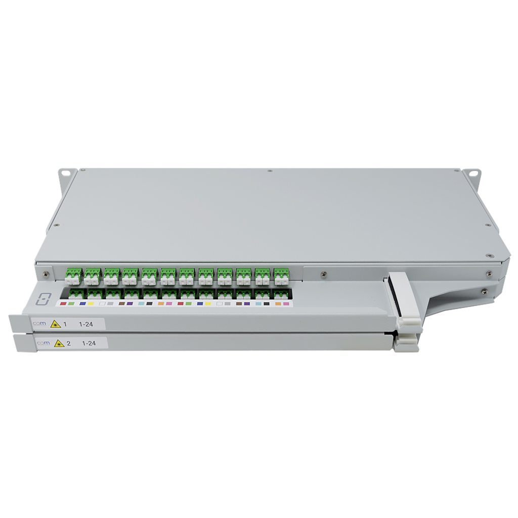 CCM Patchpanel 1HE SLITE PRO rechts Fanout