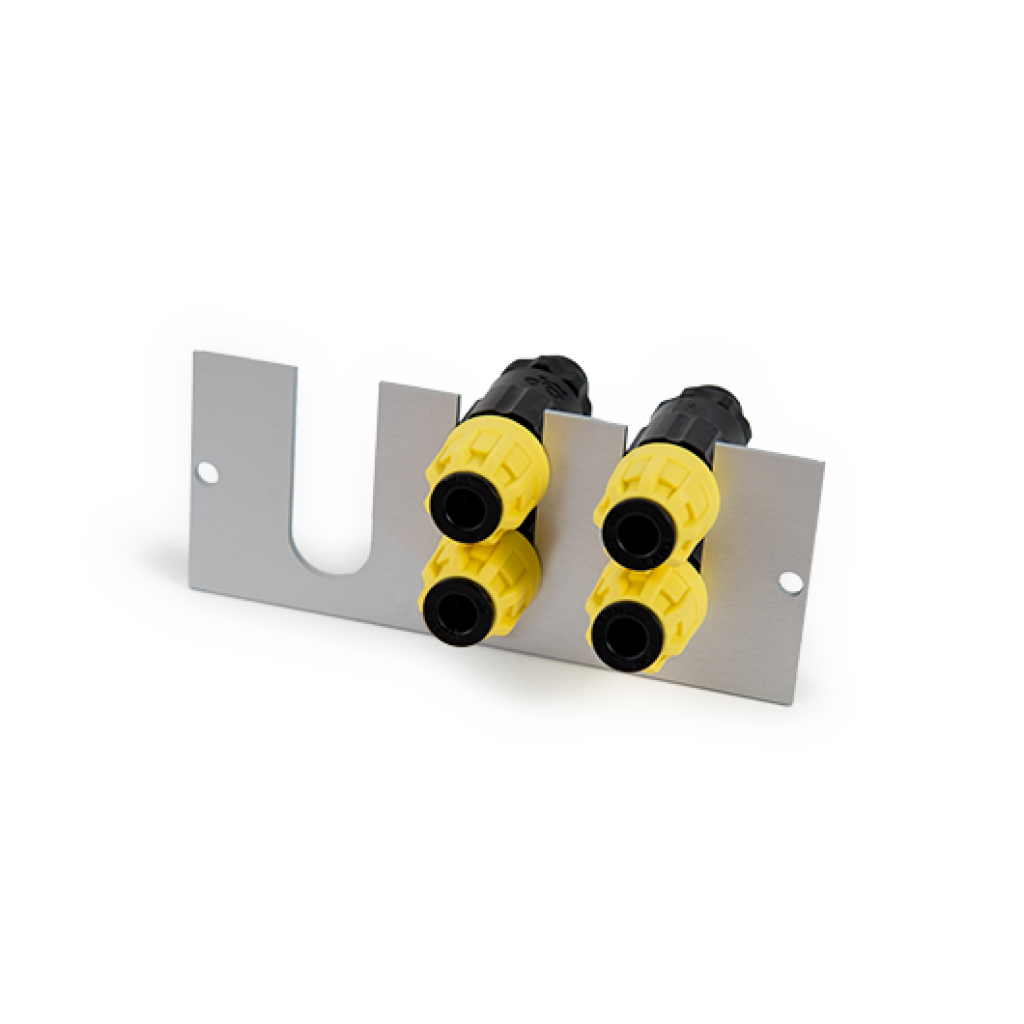 FibreFlow KEV 1HE Abdeckplatte 91x37mm