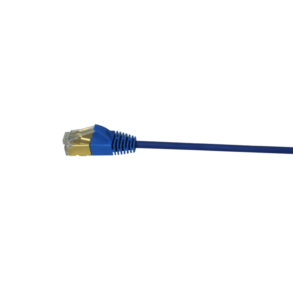 Patchkabel Slim 4P LS0H Cat6A STP BL