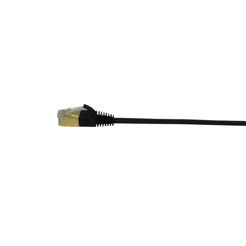 Patchkabel Slim 4P LS0H Cat6A STP BK