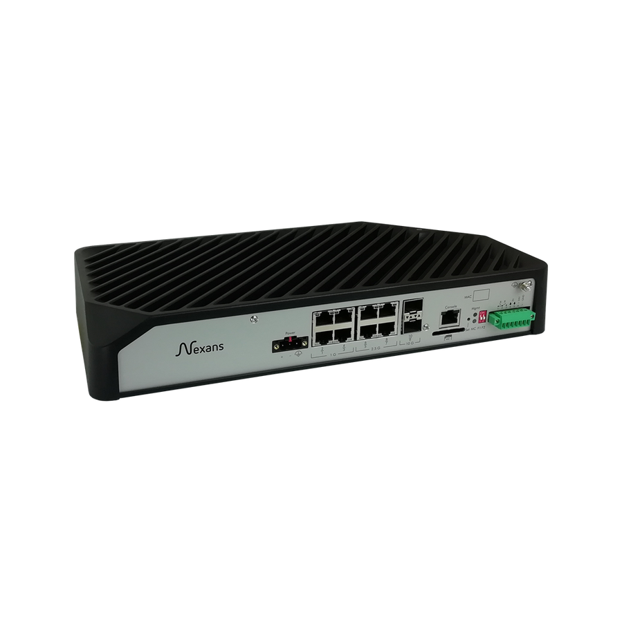 XGigaSwitch DICE 8TP 2SFP+ (54VDC)