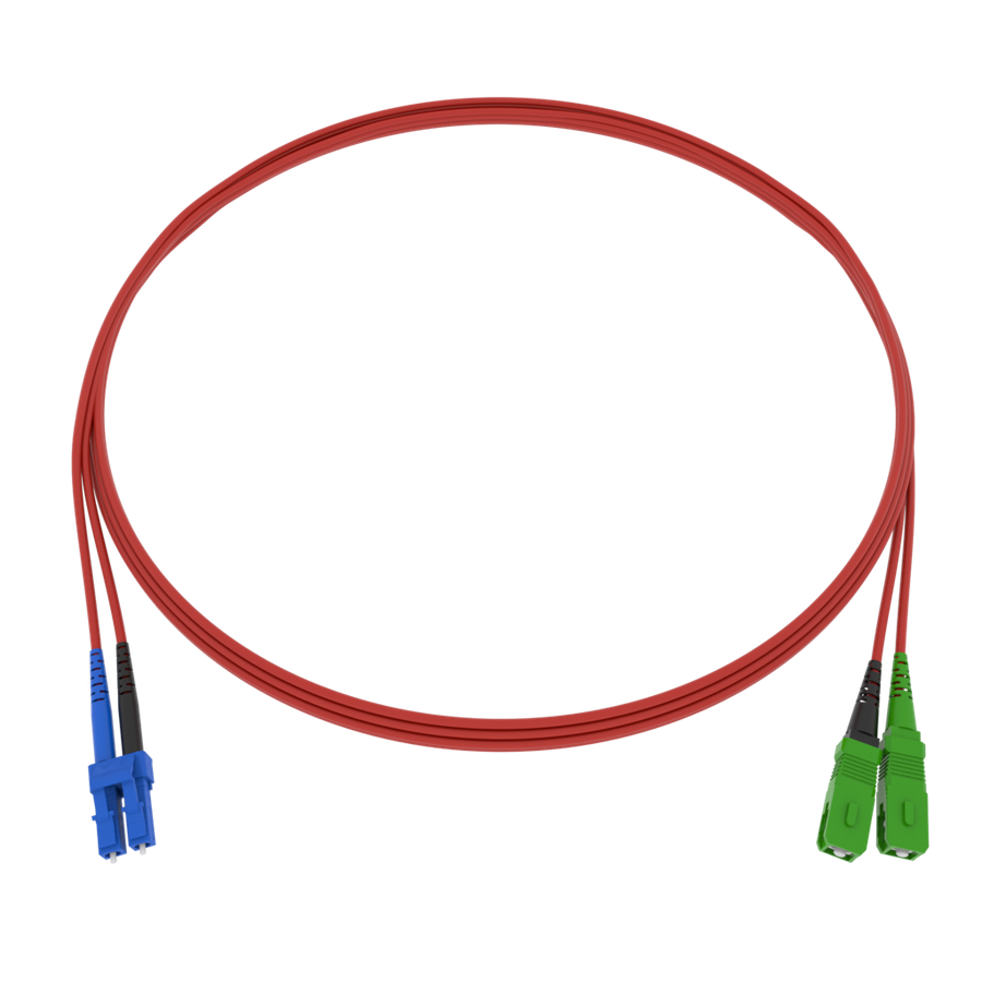 CCM Patchkabel Fig.8 2x1.7mm 9/125 G657A2 RD