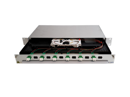 CCM FTTH Patchpanel 1HE OTO in Panel Alu PRO