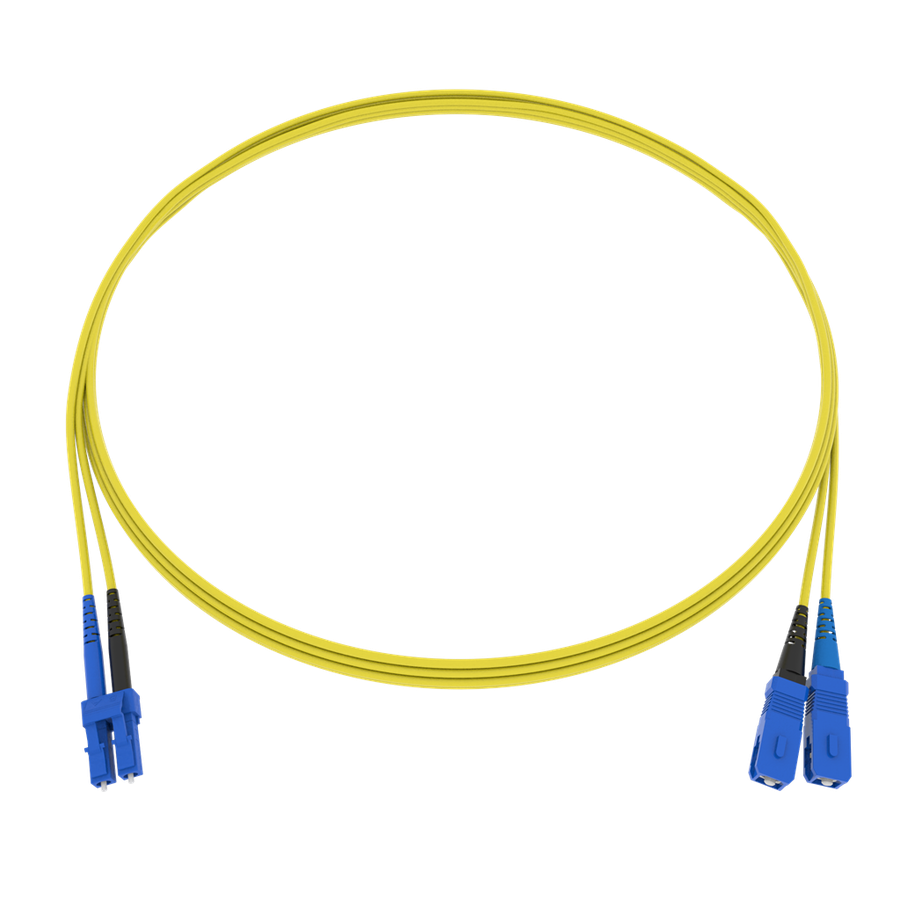 CCM Patchkabel Fig.8 2x1.7mm 9/125 G657A2 YE