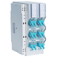 CCM DIN P35 Spleisspatch Modul ALU wide