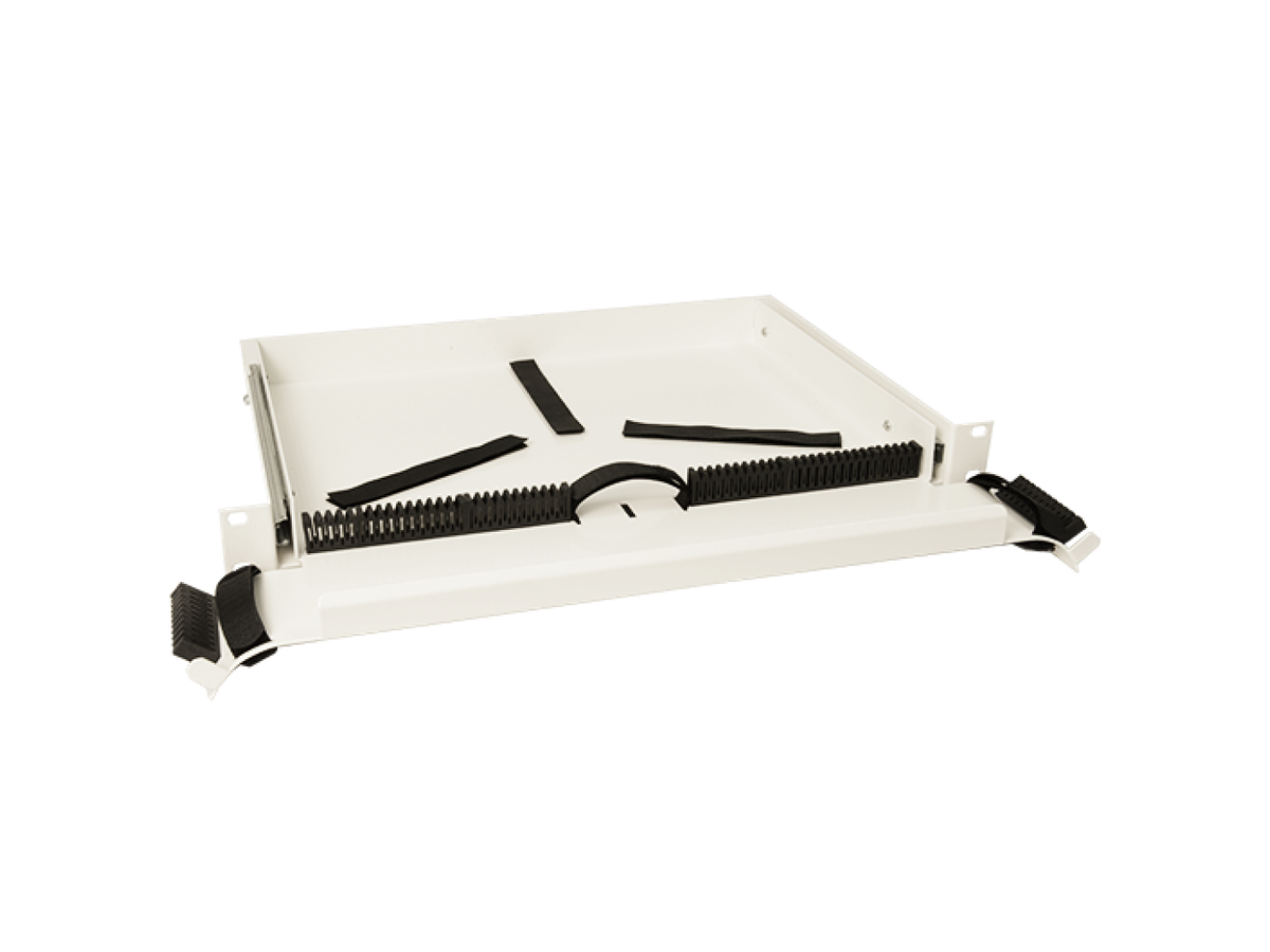 CCM Patchkabel-Organizer 19'' 1HE RAL9010 ausz.