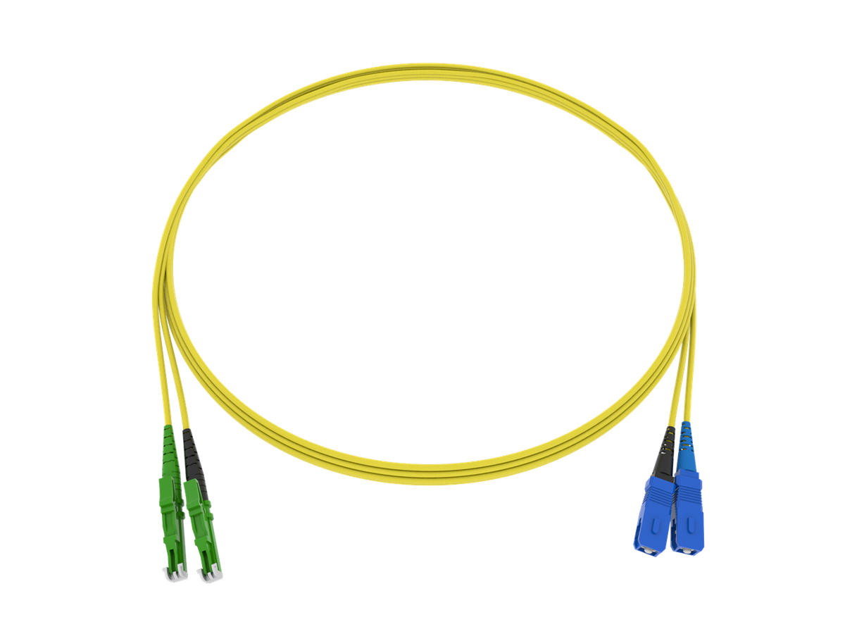 CCM Patchkabel Fig.8 2x1.7mm 9/125 G657A2 YE