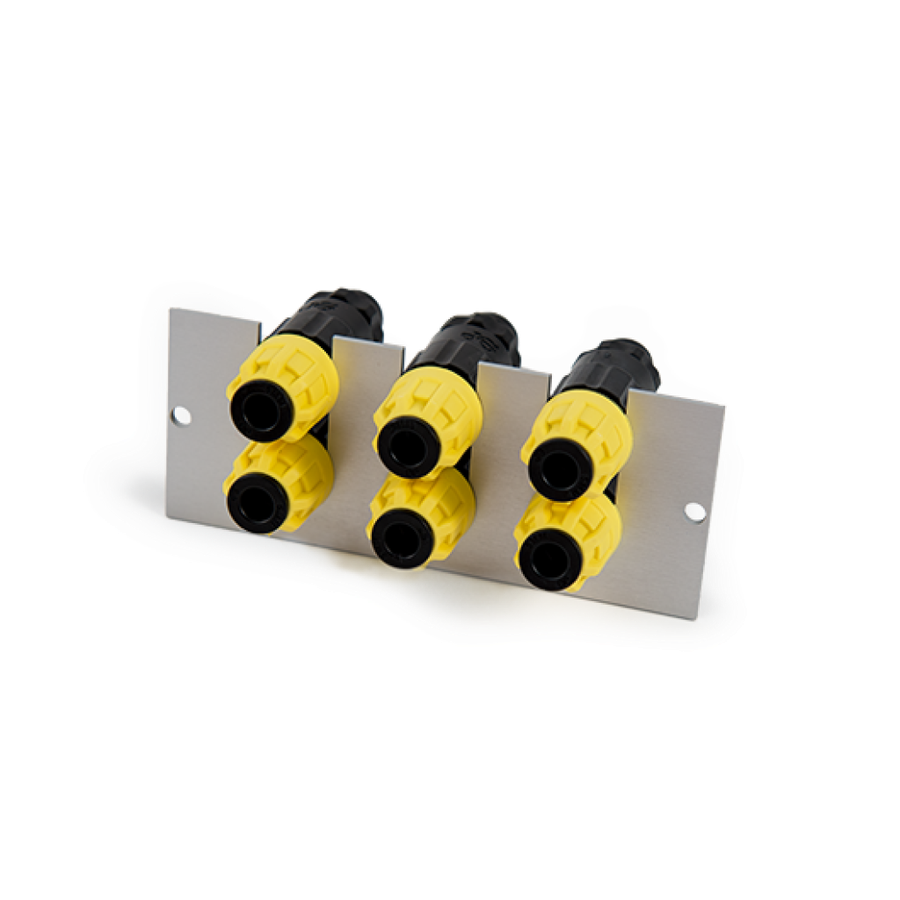 FibreFlow KEV 1HE Abdeckplatte 91x37mm
