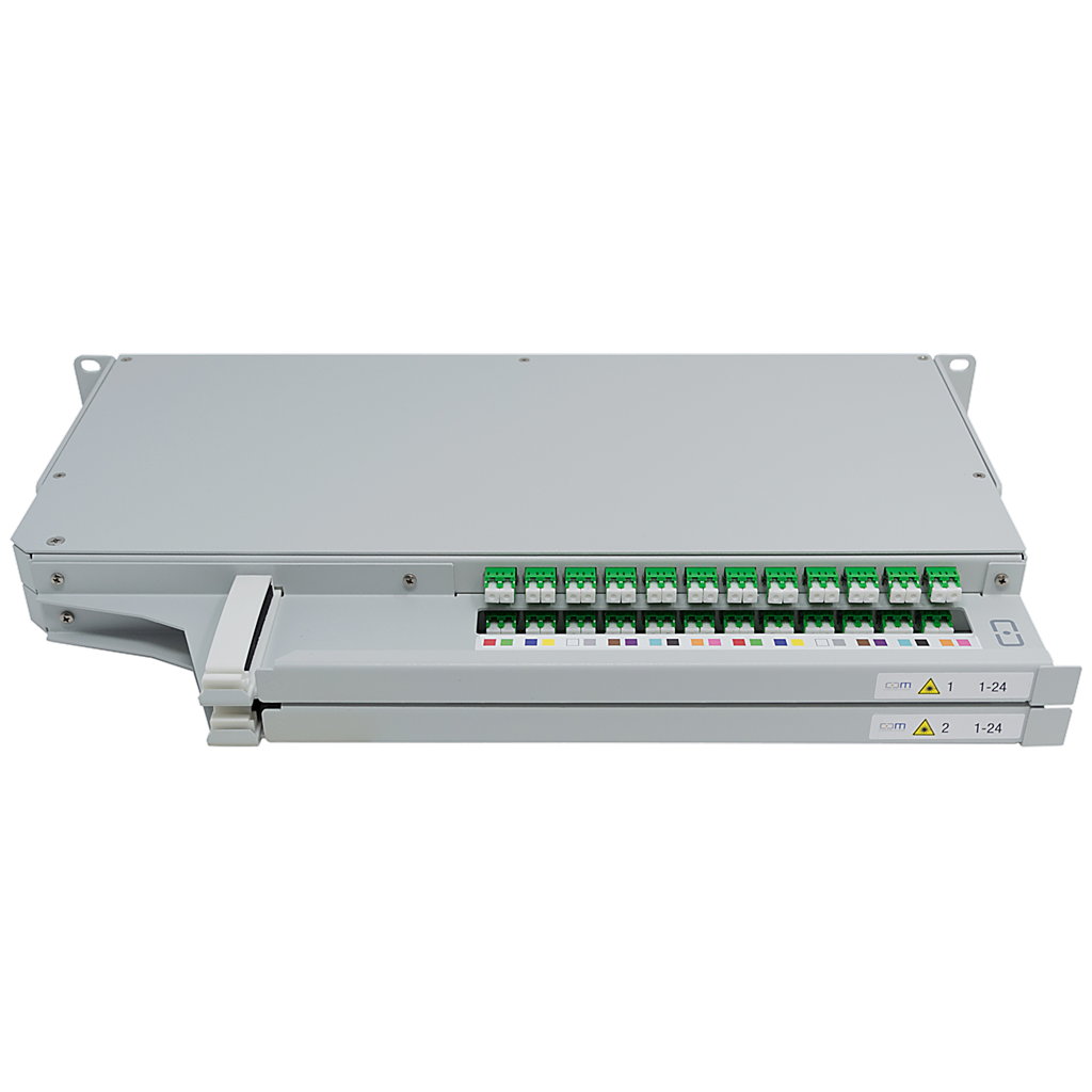 CCM Patchpanel 1HE SLITE PRO links